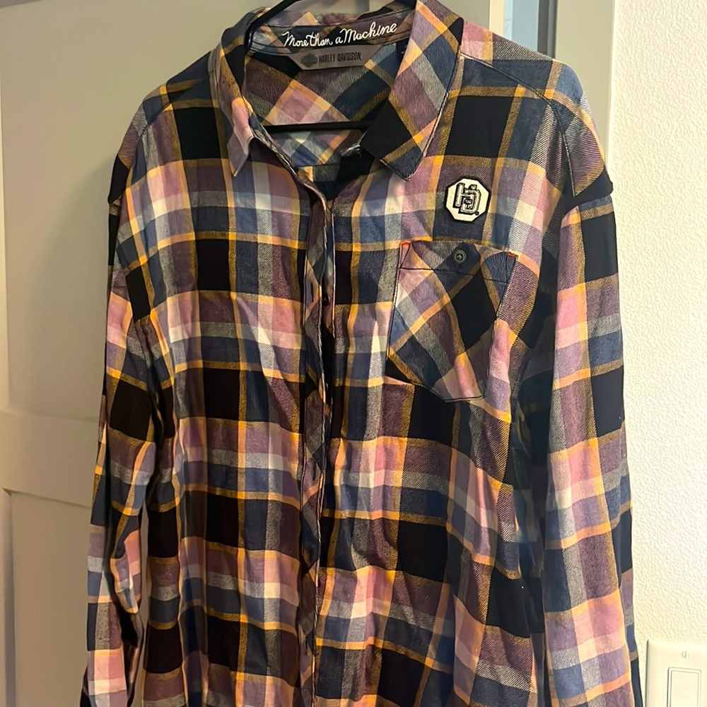 XL Harley Davidson flannel “More than a machine”